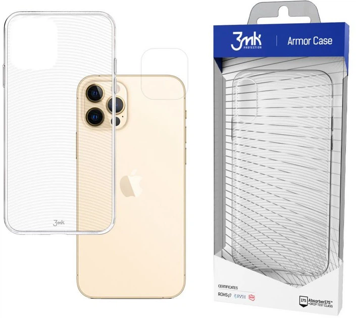 Etui plecki 3MK Armor Case do Apple iPhone 12/12 Pro Clear (5903108288873) - obraz 2