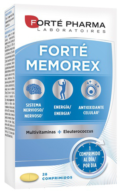 Suplement diety z witaminami Fort Pharma Energy Memorex 28 tabletek (8470001520739) - obraz 1