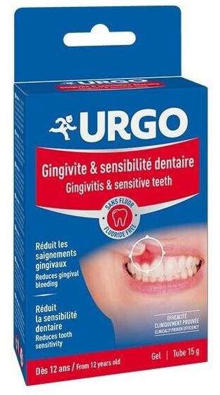 Гель для лечения гингивита и чувствительности зубов Urgo Gingivitis 15 г (3664492000374) - изображение 1