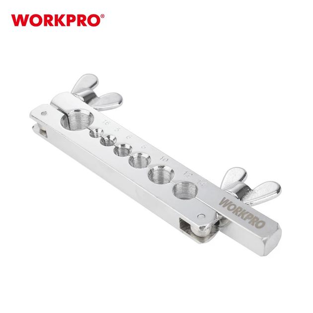 Развальцовщик WORKPRO 3/16", 1/4", 5/16", 3/8", 7/16", 1/2", 5/8" ( 4, 5,6, 8, 10, 12, 16 mm) PRO WP303003 - изображение 3
