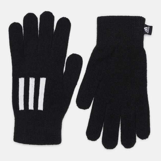 Рукавички в'язані із сенсорними пальцями Adidas 3S Gloves Condu HG7783 M Black (4065431209541) - зображення 1