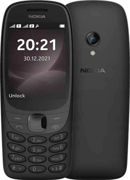 Telefon komórkowy Nokia 6310 TA-1400 DualSim Black (16POSB01A07) - obraz 1
