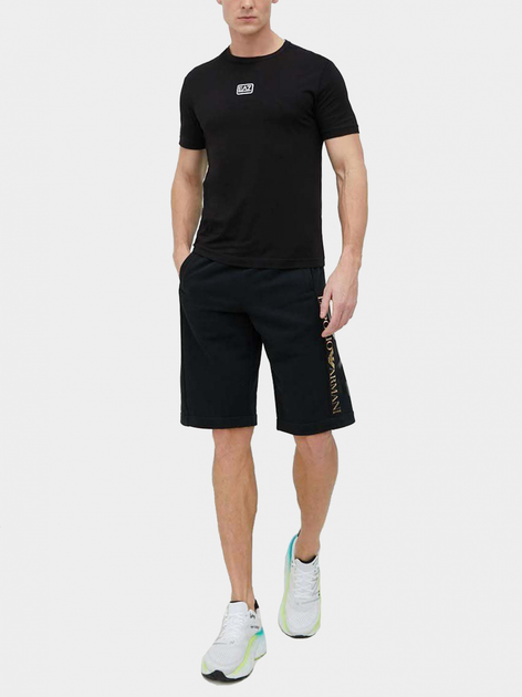 Футболка чоловіча EA7 Train Core Id M Label Tee L Black (8056787066335) - зображення 3