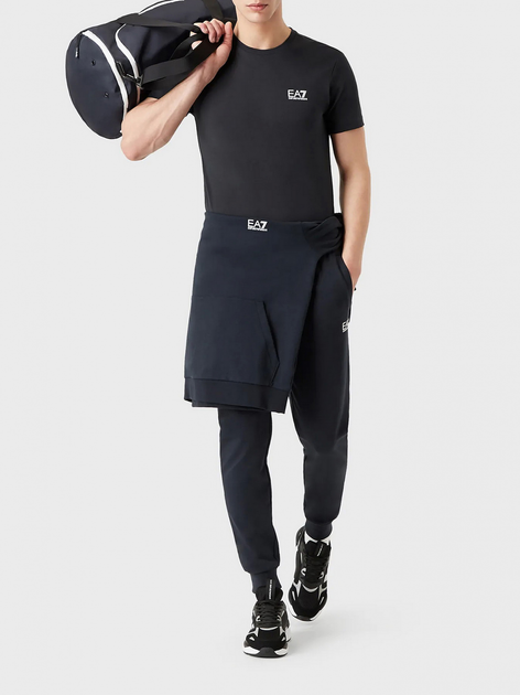 Спортивні штани чоловічі EA7 Train Core Id M Pants Ch Coft L Night Blue (8055180452622) - зображення 2