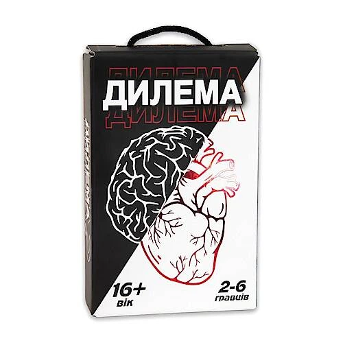 Настільна гра "Ділема" розважальна (укр.) STRATEG (30397) - Фото 1 Настільна гра "Ділема" розважальна (укр.) STRATEG (30397) - зображення 1