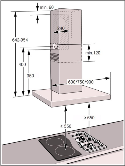 Витяжка Bosch DWB64BC50 - зображення 5