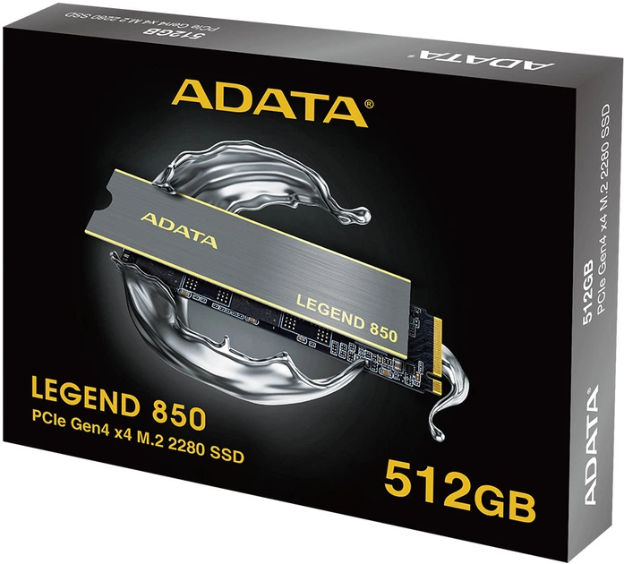 SSD диск ADATA LEGEND 850 512GB M.2 2280 PCIe Gen4x4 3D NAND (ALEG