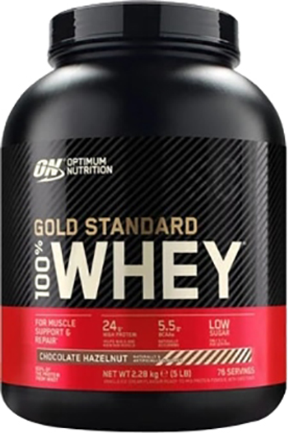 Protein Optimum Nutrition 100% Gold Standard Whey 2270 g Czekolada-Orzech (5060469986159) - obraz 1