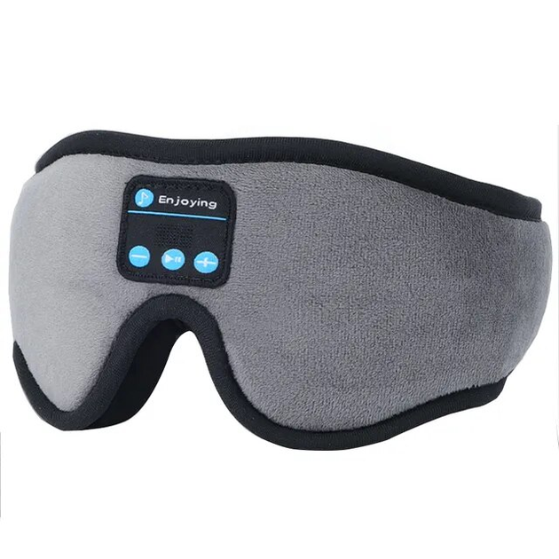 Маска 3D для сна и отдыха с bluetooth гарнитурой и наушниками, цвет ...