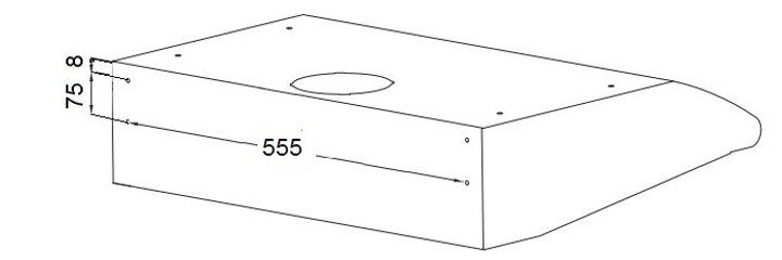 Okap kuchenny Akpo WK-7 P3050/60 Czarny - obraz 7