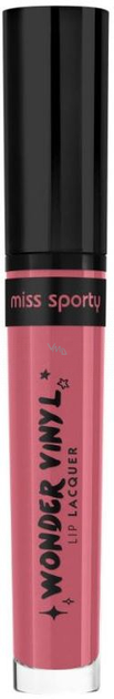 Szminka do ust Miss Sporty Wonder Vinyl 200 Pink Reflect 3.7 ml (3614227980020) - obraz 1