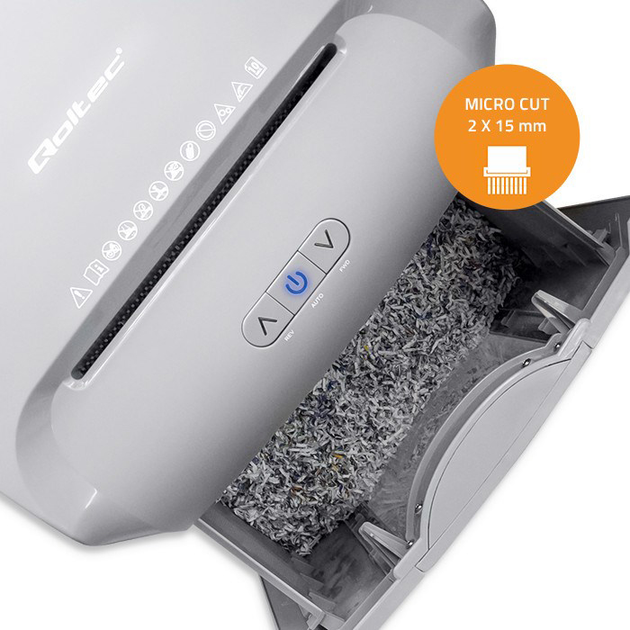 Niszczarka Qoltec Affilati 23L Silent Microcut (5901878503295) - obraz 5
