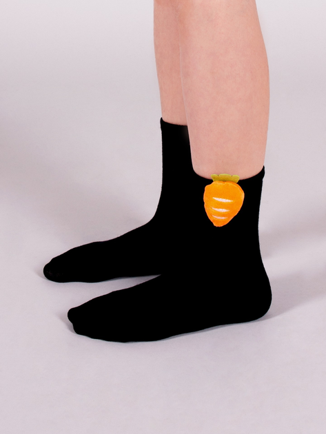 Dziecięce skarpety Yoclub SK-87/GIR/003 23-26 Czarne (5907617968684) - obraz 3