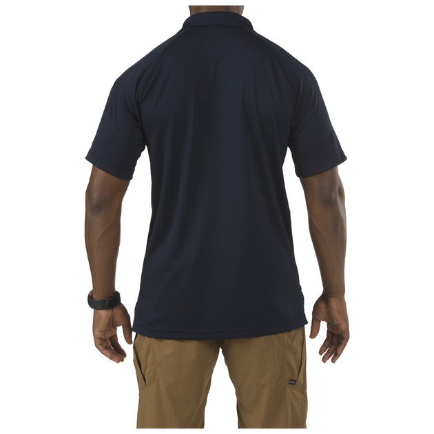 Футболка поло тактична з коротким рукавом 5.11 Tactical Performance Polo - Short Sleeve Synthetic Knit Dark Navy S (71049-724) - изображение 2