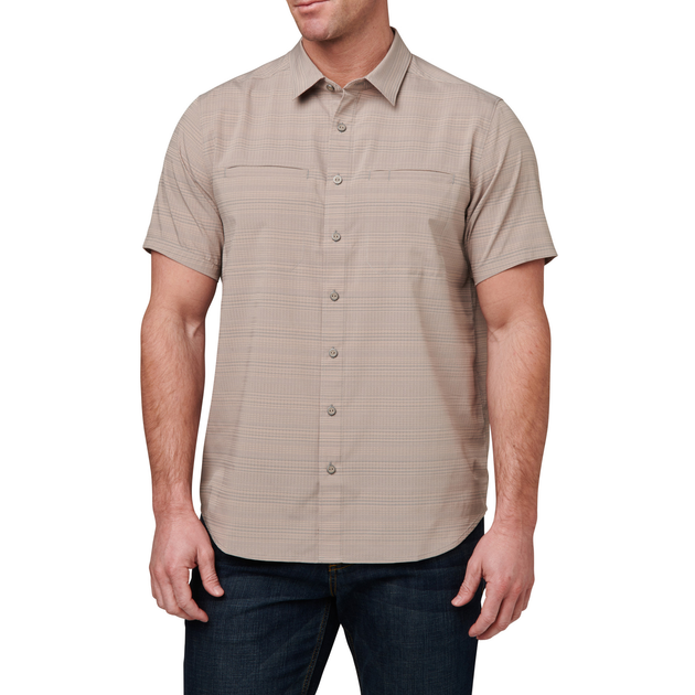 Сорочка тактична 5.11 Tactical Ellis Short Sleeve Shirt Titan Grey S (71207-020) - зображення 1