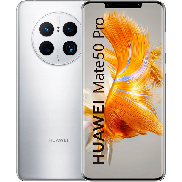 Смартфон Huawei Mate 50 Pro 8/256GB Silver [93230] – фото, отзывы ...