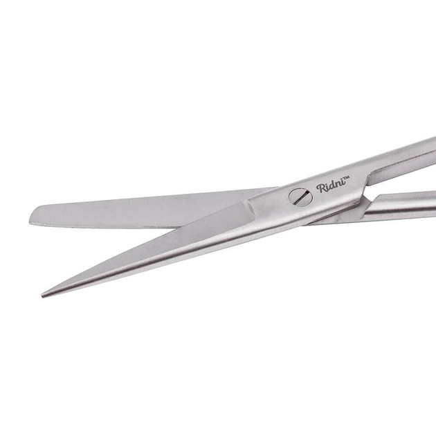Ножиці з одним гострим кінцем, операційні прямі, 16,5 см, Standard - зображення 2