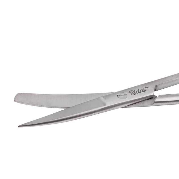 Ножиці з одним гострим кінцем, операційні вигнуті, 14,5 см, Standard - зображення 2