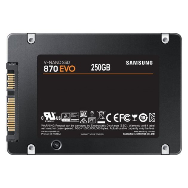 Накопичувач SSD 2.5" Samsung MZ-77E250B/EU 250ГБ/3D V-NAND - зображення 2