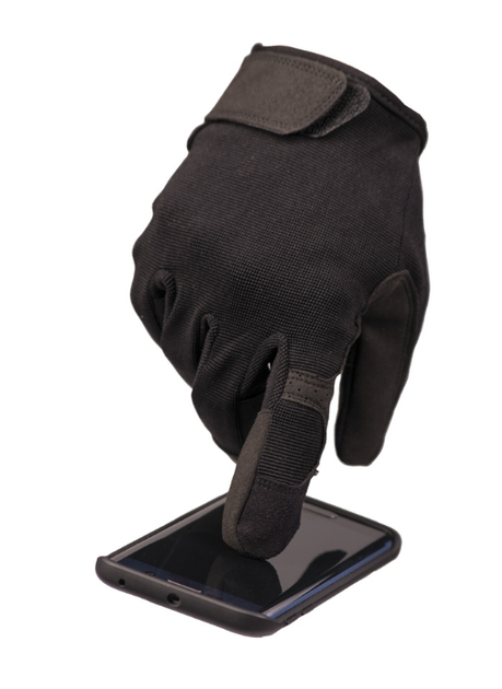 Перчатки сенсорные тактические XL Черные Mil-Tec EINSATZHANDSCHUHE TOUCH XL SCHWARZ (12521102-905-XL) M-T - изображение 1