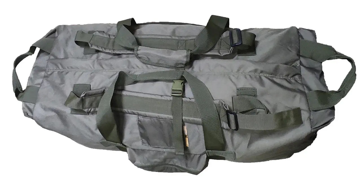 Транспортна сумка-рюкзак 75л.(баул) 90x25x35, олива. ВСУ полювання туризм риболовля - зображення 2