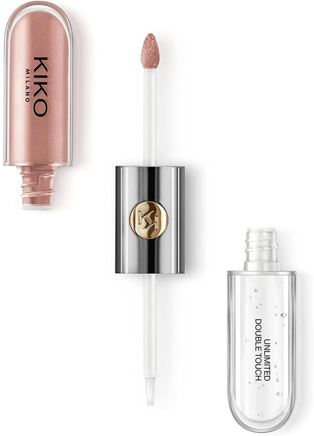 Szminka Kiko Milano Unlimited Double Touch 102 Satin Rosy Beige 6 ml (8025272623308) - obraz 1