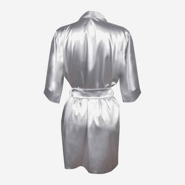 Халат жіночий DKaren Housecoat 90 M Сріблястий (5901780652296) - зображення 5