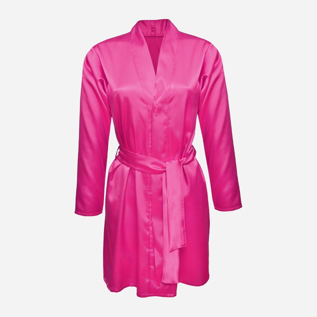 Халат жіночий DKaren Housecoat Agnes 2 L Dark Pink (5901780644291) - зображення 1