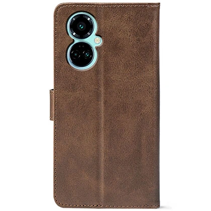 Чохол-книжка Crazy Horse Clasic для Tecno Camon 19 / 19 Pro Brown (Front) (49714) - изображение 3