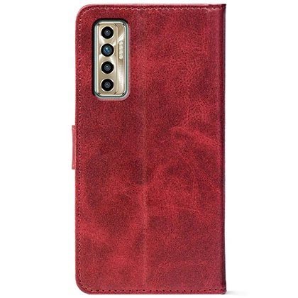 Чохол-книжка Crazy Horse Clasic для Tecno Camon 17P Red Wine (Front) (49691) - Фото 3 Чохол-книжка Crazy Horse Clasic для Tecno Camon 17P Red Wine (Front) (49691) - изображение 3