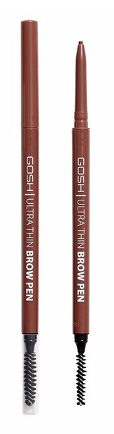 Олівець для брів Gosh Ultra Thin Brow Pencil Grey 0.09 г (5711914164072) - зображення 1