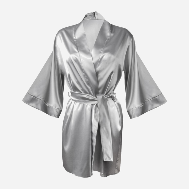 Халат жіночий DKaren Housecoat Avery XS Silver (5903251432260) - зображення 2