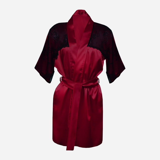 Халат жіночий DKaren Housecoat Barbara L Crimson (5903251395428) - зображення 1