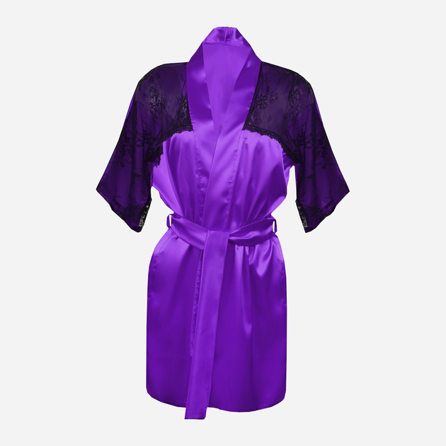 Podomka DKaren Housecoat Barbara XL Violet (5903251396159) - obraz 1