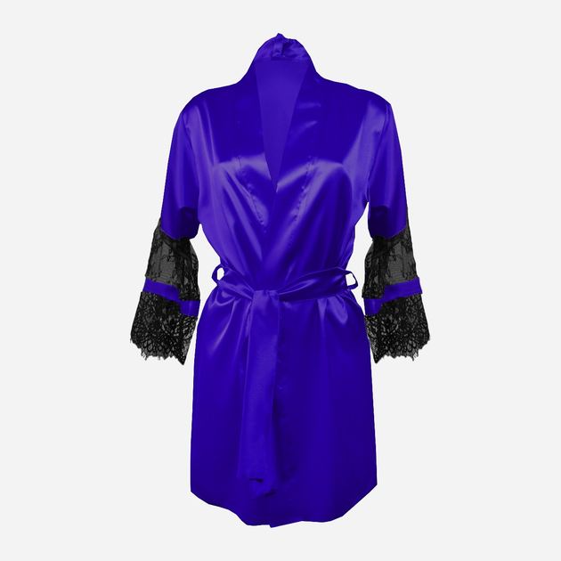 Podomka DKaren Housecoat Beatrice L Blue (5903251396388) - obraz 1
