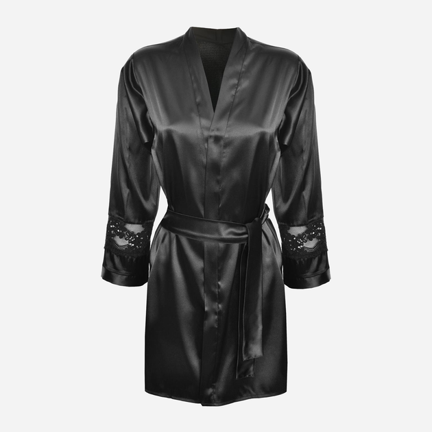 Халат жіночий DKaren Housecoat Betty M Black (5902230058705) - зображення 2