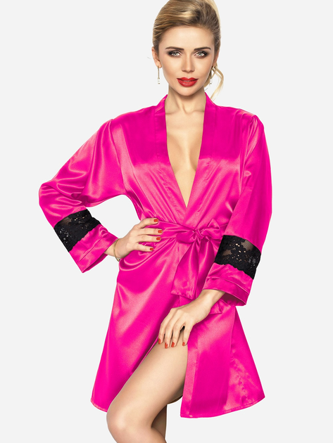 Podomka DKaren Housecoat Betty XL Dark Pink (5902230058903) - obraz 1