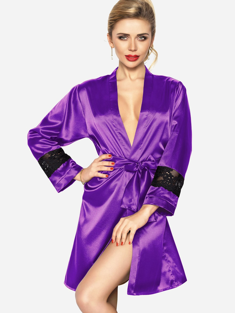 Халат жіночий DKaren Housecoat Betty L Violet (5902230059436) - зображення 1