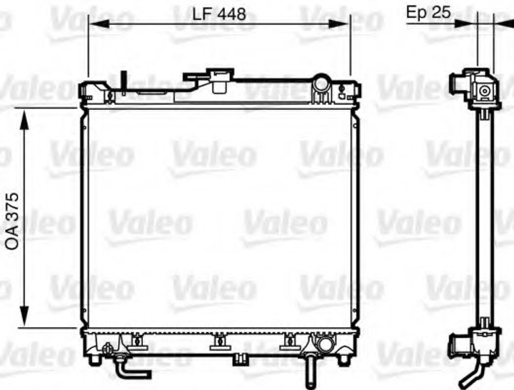 Радиатор Valeo (735578) - изображение 1