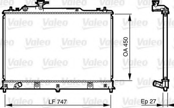 Радиатор Valeo (735577) - изображение 1