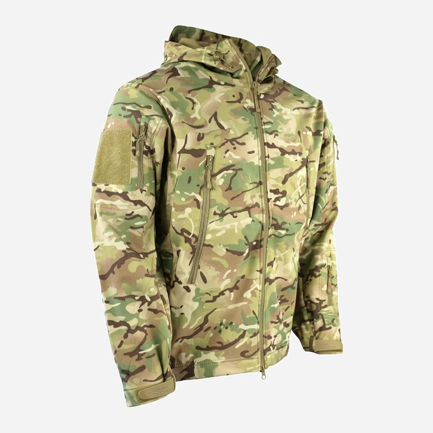 Куртка тактическая Kombat UK Patriot Soft Shell Jacket L Мультикам (kb-pssj-btp-l) - изображение 1