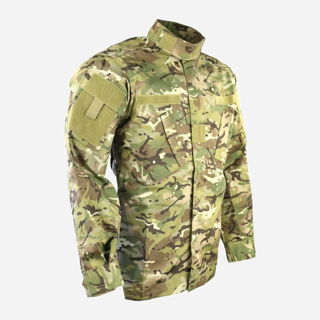 Тактична сорочка Kombat UK Assault Shirt ACU Style XL Мультикам Чорна (kb-asacus-btpbl-xl) - зображення 1