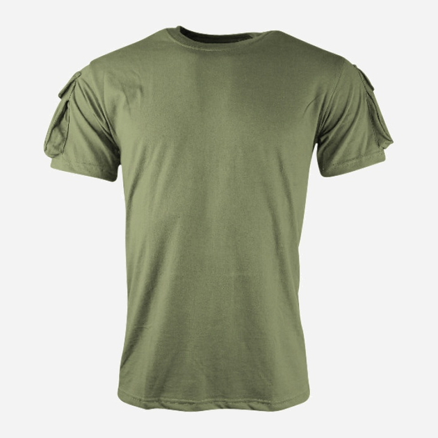 Тактическая футболка Kombat UK TACTICAL T-SHIRT L Оливковая (kb-tts-olgr-l) - изображение 1