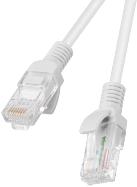 Patchcord Lanberg Cat.5e UTP RJ-45 2 m (PCU5-20CC-0200-S) - obraz 1