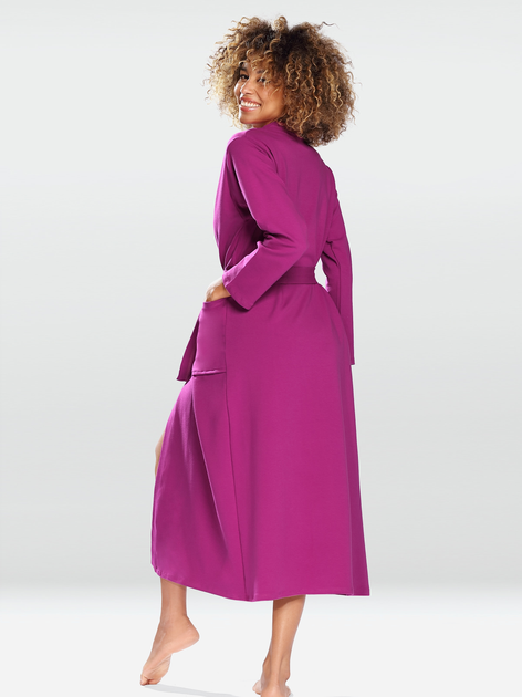 Szlafrok damski DKaren Melissa M Fuchsia (5903251452695) - obraz 4