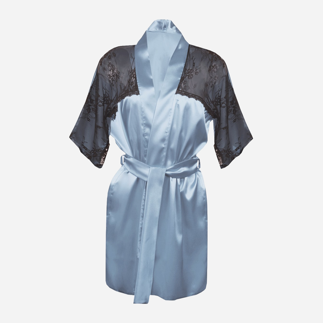 Халат жіночий DKaren Housecoat Barbara XS Light Blue (5903251395695) - зображення 1