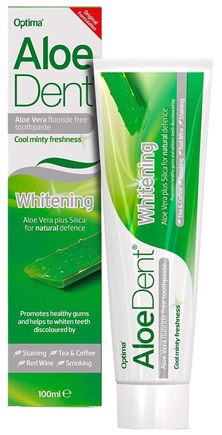 Зубна паста Dent Whitening Aloe Vera plus Silica 100 мл (5029354010393) - зображення 1