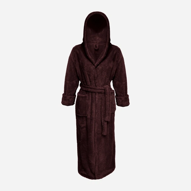 Szlafrok kąpielowy męski z kapturem DKaren 130 XXL Ciemnobrązowy (5903251462571) - obraz 3