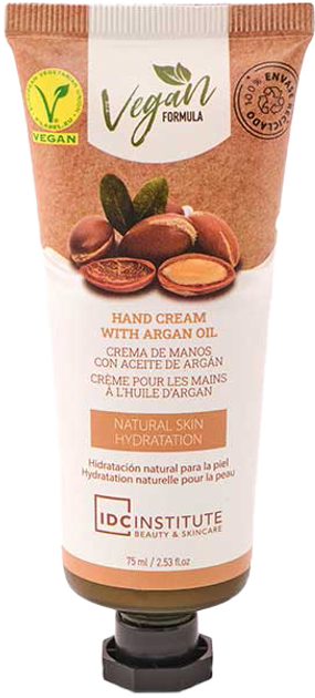 Крем для рук Idc Institute Idc Vegan Hand Cream Argan 75 мл (8436591924715) - зображення 1