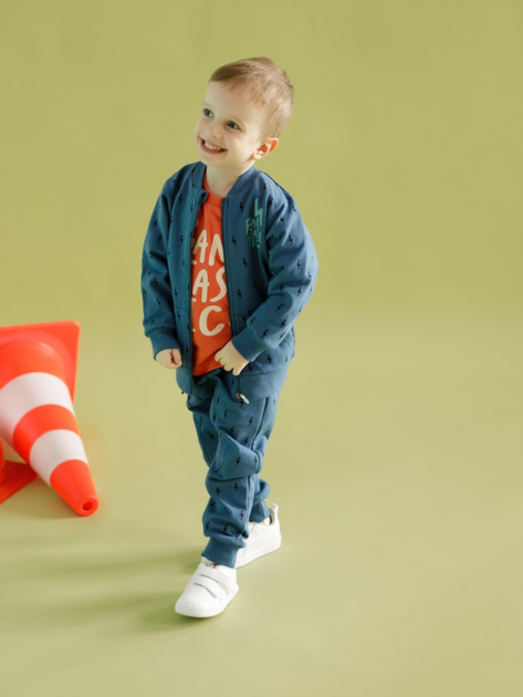 Дитяча толстовка для хлопчика Pinokio Orange Flip 110 см Синя (5901033307010) - зображення 2